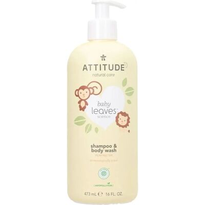 Attitude Succo di Pera per Bambini - Shampoo e Bagnoschiuma Naturali Attitude Succo di Pera per Bambini - Shampoo e Bagnoschiuma Naturali