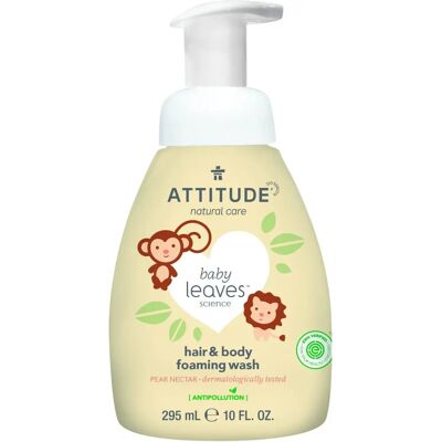 Attitude Baby Leaves Birnen Nektar - Baby Bad & Shampoo Gel Attitude Baby Leaves Birnen Nektar - Baby Bad & Shampoo Gel