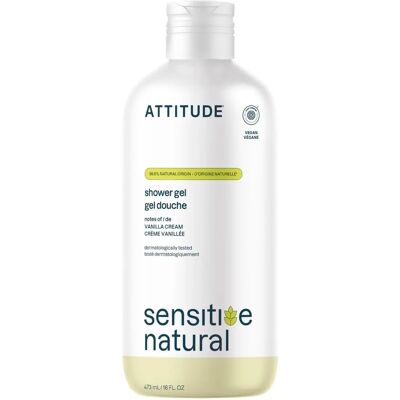 ATTITUDE Oatmeal Sensitive Natural - Shower Gel - Oat & Argan Oil ATTITUDE Oatmeal Sensitive Natural - Shower Gel - Oat & Argan Oil