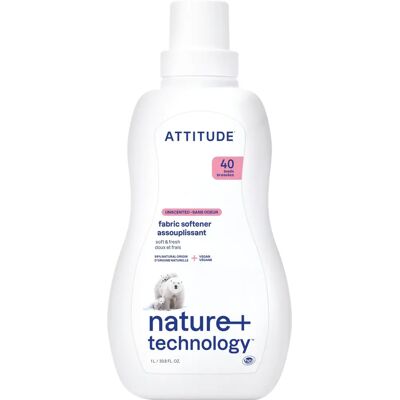 Attitude Sensitive Skin Fabric Softener - Hypoallergenic, Plant-Based, 33.8 Oz Attitude Sensitive Skin Fabric Softener - Hypoallergenic, Plant-Based, 33.8 Oz