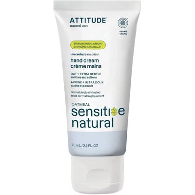 Attitude Sensitive Skin Hand Cream - Fragrance-Free - 2.5 Oz Attitude Sensitive Skin Hand Cream - Fragrance-Free - 2.5 Oz