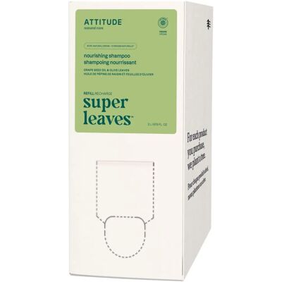 Attitude Super Leaves Shampoo Naturel - Nourrissant & Fortifiant - 2L - Publicité Attitude Super Leaves Shampoo Naturel - Nourrissant & Fortifiant - 2L - Publicité