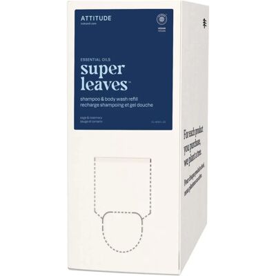 Attitude Super Leaves 2 in 1 Men Sage & Rosemary Refill - Refill Attitude Super Leaves 2 in 1 Men Sage & Rosemary Refill - Refill