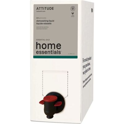 Attitude Geschirrspülmittel Lavendel & Rosmarin Nachfüllpackung - Geschirrspülmittel Attitude Geschirrspülmittel Lavendel & Rosmarin Nachfüllpackung - Geschirrspülmittel