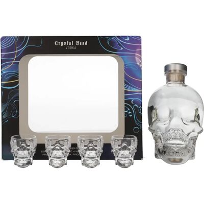 Crystal Head 40% - 0.7l GB 4 Glasses Crystal Head 40% - 0.7l GB 4 Glasses