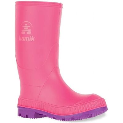 Kamik Kids Pink Stomp - Kids Rubber Boots Kamik Kids Pink Stomp - Kids Rubber Boots