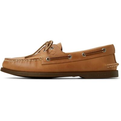 Sperry Topsider Men's Authentic Original 2-Eye Boat Shoes - Brown - Size: 8 Sperry Topsider Men's Authentic Original 2-Eye Boat Shoes - Brown - Size: 8