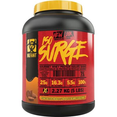 Mutant Iso Surge - Protein Powder - Chocolate Peanut Butter - 2270g Mutant Iso Surge - Protein Powder - Chocolate Peanut Butter - 2270g