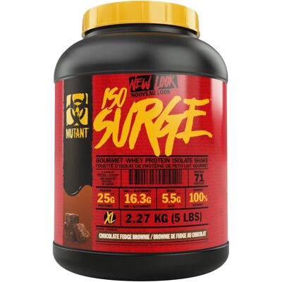 Mutant Iso Surge Chocolate Fudge Brownie - Protein Powder Mutant Iso Surge Chocolate Fudge Brownie - Protein Powder