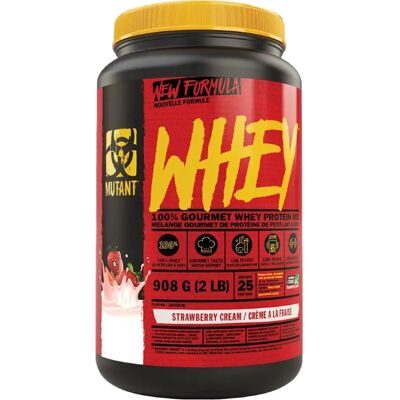 Mutant Whey 908g - Xtreme Erdbeercreme - Nahrungsergänzung Mutant Whey 908g - Xtreme Erdbeercreme - Nahrungsergänzung
