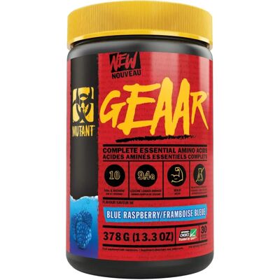 Mutant GEAAR 378g Blue Raspberry Amino Support Mutant GEAAR 378g Blue Raspberry Amino Support