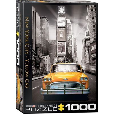 Eurographics NYC Taxi Giallo Puzzle 1000 Pezzi - Veicoli Eurographics NYC Taxi Giallo Puzzle 1000 Pezzi - Veicoli