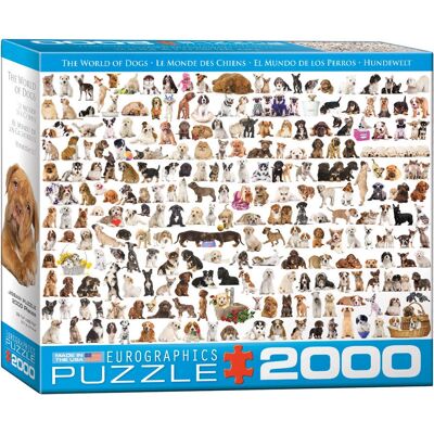Eurographics Svět psů Puzzle 2000 dílků - Typ puzzle Eurographics Svět psů Puzzle 2000 dílků - Typ puzzle