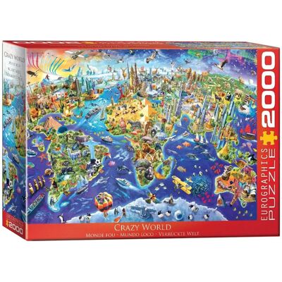 Eurographics Mundo Loco 2000 Piezas Rompecabezas - Puzzle Eurographics Mundo Loco 2000 Piezas Rompecabezas - Puzzle