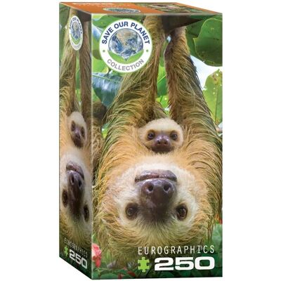 Eurographics Save Our Planet - Sloth XL Pussel - 250 Bit Eurographics Save Our Planet - Sloth XL Pussel - 250 Bit