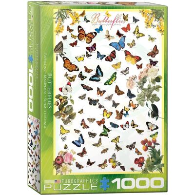 Eurographics Farfalle 1000 pezzi Puzzle - Animali Eurographics Farfalle 1000 pezzi Puzzle - Animali