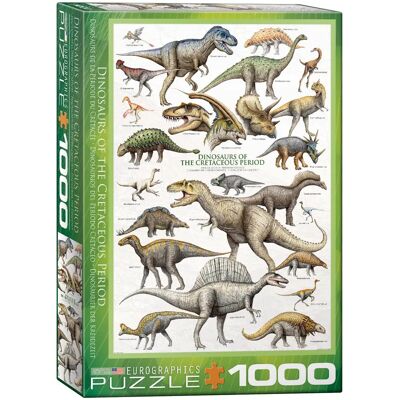 Eurographics Dinosauři z křídové doby 1000 dílků - Puzzle Eurographics Dinosauři z křídové doby 1000 dílků - Puzzle