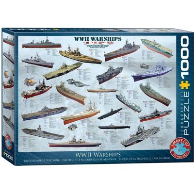 Eurographics WWII Krigsfartyg Pussel - 1000 Delar Eurographics WWII Krigsfartyg Pussel - 1000 Delar