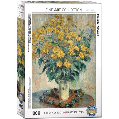 Eurographics Claude Monet - Jerusalem Artichoke Flowers Pussel - 1000 Bitar Eurographics Claude Monet - Jerusalem Artichoke Flowers Pussel - 1000 Bitar