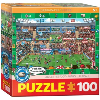 Eurographics 6100-0476 - Puzzle de fútbol Buscar y encontrar 100 piezas Eurographics 6100-0476 - Puzzle de fútbol Buscar y encontrar 100 piezas