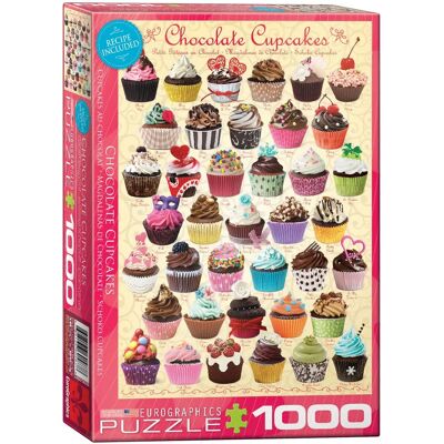 Puzzle di cupcakes al cioccolato Eurographics - 1000 pezzi - Cibo & bevande Puzzle di cupcakes al cioccolato Eurographics - 1000 pezzi - Cibo & bevande