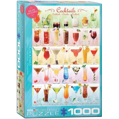 Eurographics 1000-bitars cocktailpussel - Utmanande Eurographics 1000-bitars cocktailpussel - Utmanande