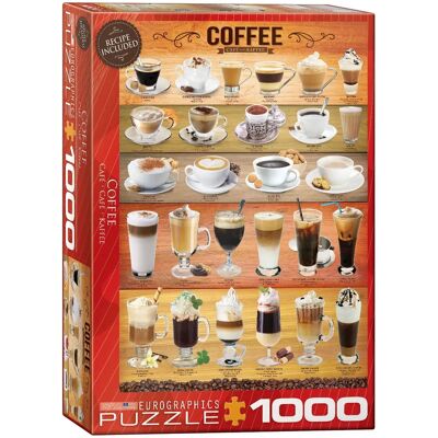 Puzzle Café Eurographics (1000 Pièces) - Aliments & Boissons - Publicité Puzzle Café Eurographics (1000 Pièces) - Aliments & Boissons - Publicité