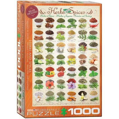 Eurographics Herbes et Épices Puzzle 1000 pièces - Alimentation & Boissons Eurographics Herbes et Épices Puzzle 1000 pièces - Alimentation & Boissons