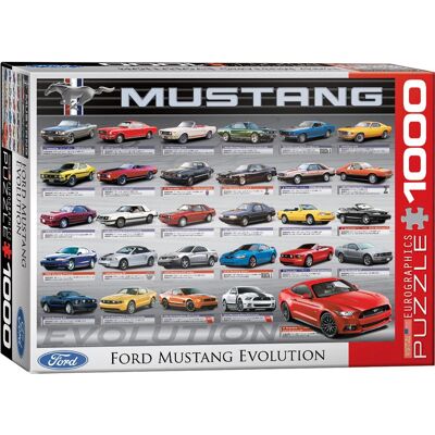 Eurographics Evolution Ford Mustang 1000-delige Puzzel Eurographics Evolution Ford Mustang 1000-delige Puzzel