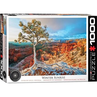 Eurographics Invierno Atardecer Bryce Canyon Rompecabezas - Puzzle Eurographics Invierno Atardecer Bryce Canyon Rompecabezas - Puzzle