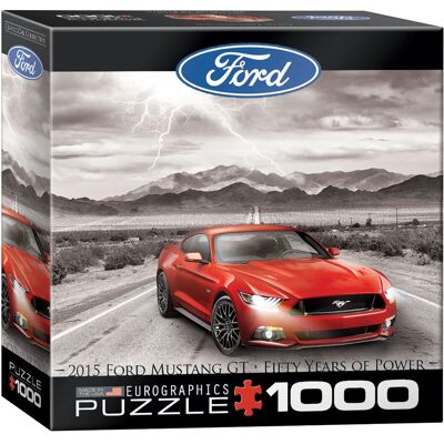 Eurographics Ford Mustang 2015 1000 bitars pussel - Ford Mustang Eurographics Ford Mustang 2015 1000 bitars pussel - Ford Mustang