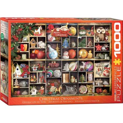 Puzzle Eurographics 1000 Pezzi - Decorazioni Natalizie - Vacanze Puzzle Eurographics 1000 Pezzi - Decorazioni Natalizie - Vacanze