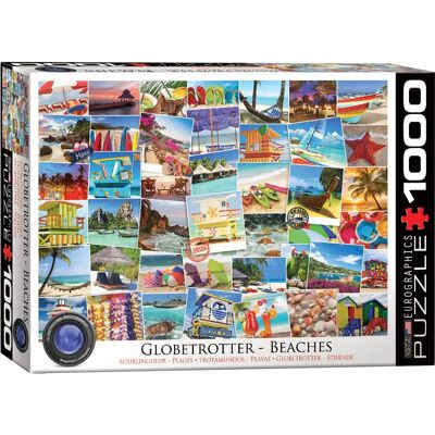 Eurographics Globetrotter Pláže 1000 kusů Puzzle - Krajina Eurographics Globetrotter Pláže 1000 kusů Puzzle - Krajina