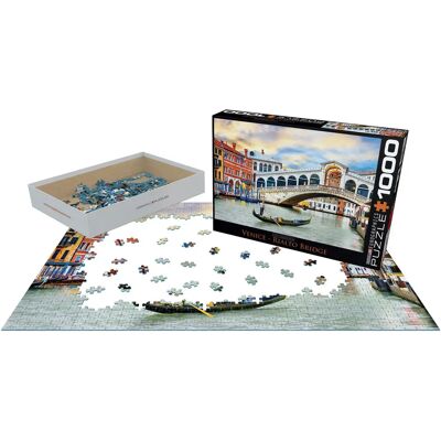 Eurographics 6000-0766 Puzzel - 1000 st, Rialtobrug Venetië Eurographics 6000-0766 Puzzel - 1000 st, Rialtobrug Venetië