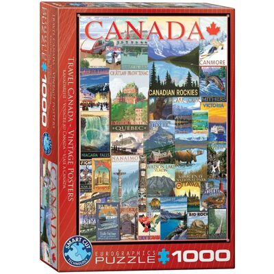 Eurographics 6000-0778 - Puzzle Vintage du Canada - 1000 pièces Eurographics 6000-0778 - Puzzle Vintage du Canada - 1000 pièces