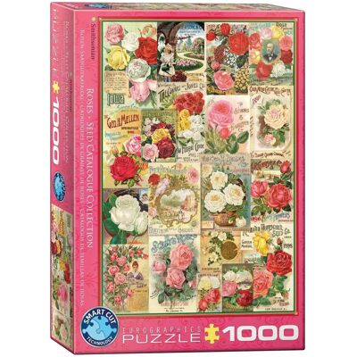 Puzzle de Catálogo de Semillas de Rosas Eurographics - 1000 Piezas Puzzle de Catálogo de Semillas de Rosas Eurographics - 1000 Piezas