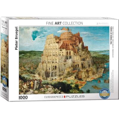 Eurographics Torre di Babele van Pieter Brueghel (1000 Stukjes) Eurographics Torre di Babele van Pieter Brueghel (1000 Stukjes)