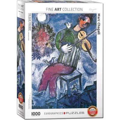 Eurographics Marc Chagall Puzzle du Violoniste Bleu - 1000 Pièces - Publicité Eurographics Marc Chagall Puzzle du Violoniste Bleu - 1000 Pièces - Publicité