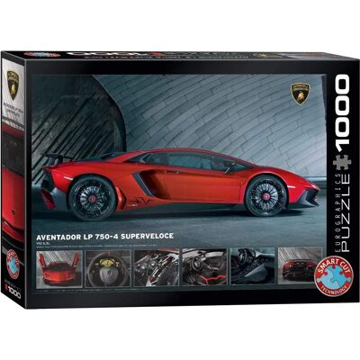 Puzzle Eurographics Lamborghini Aventador LP 750-4 - 1000 Pièces - Publicité Puzzle Eurographics Lamborghini Aventador LP 750-4 - 1000 Pièces - Publicité