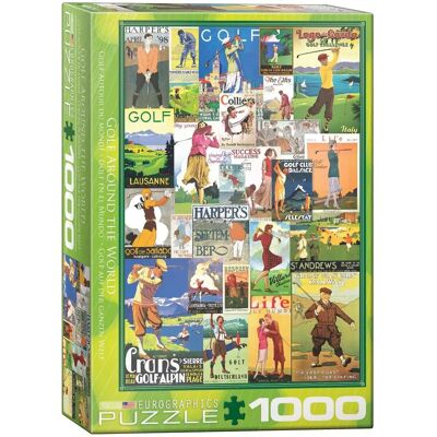 Eurographics Puzzle de Golf en Todo el Mundo - 1000 Piezas Eurographics Puzzle de Golf en Todo el Mundo - 1000 Piezas