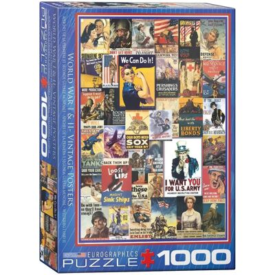 Eurographics Oorlogs Posters Puzzel - 1000 Stukjes Eurographics Oorlogs Posters Puzzel - 1000 Stukjes