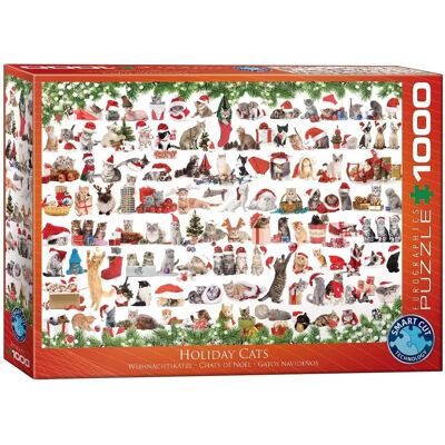 EED Distribution Urlaubs Katzen - 1000 Stück Puzzle EED Distribution Urlaubs Katzen - 1000 Stück Puzzle