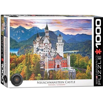 Puzzle Château Neuschwanstein HDR - 1000 Pièces Puzzle Château Neuschwanstein HDR - 1000 Pièces
