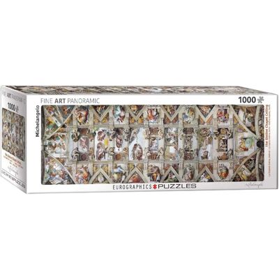 Puzzle Eurographics 1000 Elementów Kaplica Sykstyńska - Michał Anioł Puzzle Eurographics 1000 Elementów Kaplica Sykstyńska - Michał Anioł