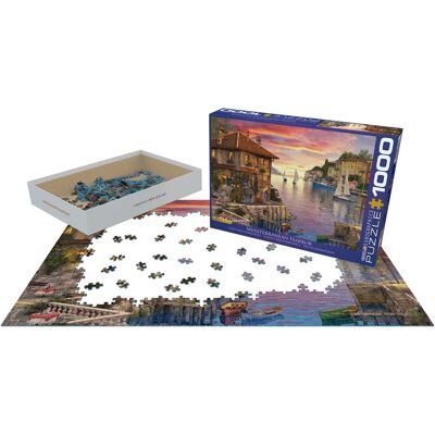 Eurographics Mediterraner Hafen Puzzle - 1000 Stück - Puzzle Eurographics Mediterraner Hafen Puzzle - 1000 Stück - Puzzle