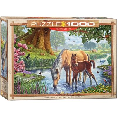 Eurographics Puzzle Fell Ponies - 1000 Pieces - Puzzle Eurographics Puzzle Fell Ponies - 1000 Pieces - Puzzle