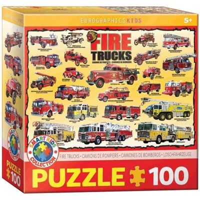Eurographics Feuerwehrautos Puzzle 100 Teile - Puzzle Eurographics Feuerwehrautos Puzzle 100 Teile - Puzzle