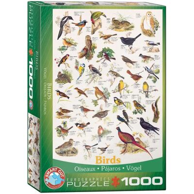 Eurographics Puzzle Ptáci - 1000 Dílů - Věrné Reprodukce Eurographics Puzzle Ptáci - 1000 Dílů - Věrné Reprodukce