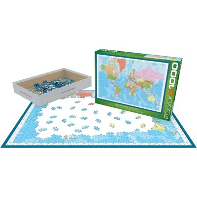 Puzzle Mappa del Mondo Eurographics 1000 Pezzi Puzzle Mappa del Mondo Eurographics 1000 Pezzi