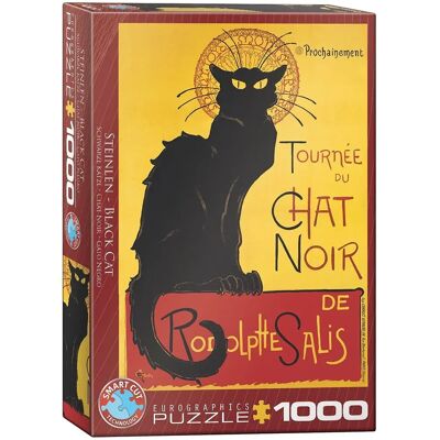 Eurographics Puzzle Chat Noir - 1000 Stück - Anspruchsvoll Eurographics Puzzle Chat Noir - 1000 Stück - Anspruchsvoll